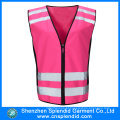 Vestuário Reflectivo Atacado Segurança Pink Trabalho Vest Multi Pocket